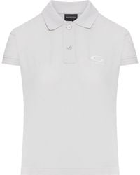Balenciaga - Logo Embroidered Short-Sleeve Polo Shirt - Lyst