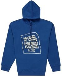 Opening Ceremony - Warped Logo Printed Hoodie - Lyst