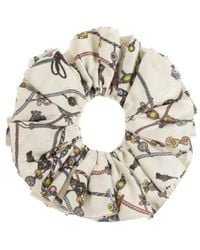 Versace - Hangin Out Printed Hair Scrunchie - Lyst