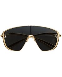Bottega Veneta - Knot Shield Sunglasses - Lyst