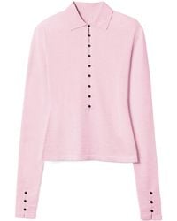 Jacquemus - The Merino Long-Sleeve Polo Shirt - Lyst