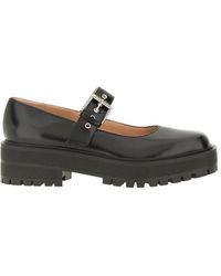 Gianvito Rossi - Square-Toed Mary Jane Shoes - Lyst