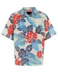 Prada - Graphic Printed Short-Sleeved Shirt - Lyst