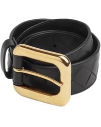 Bottega Veneta - Woven Buckle Belt - Lyst