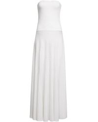 Alaïa - Alaïa Fluid Bustier Maxi Dress - Lyst