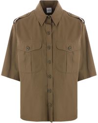 Aspesi - Classic Button-Up Top - Lyst