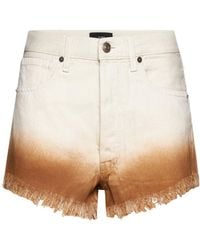 Alanui - Fringed Denim Shorts - Lyst