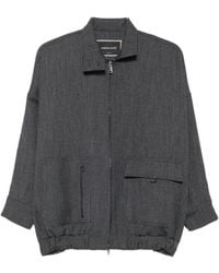 Fabiana Filippi - Zip-Up High-Neck Coat - Lyst