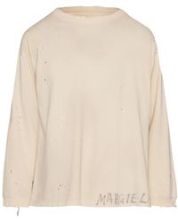 Maison Margiela - Logo Printed Long-Sleeved T-Shirt - Lyst