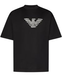 Emporio Armani - Round Neck Short Sleeve T-Shirt - Lyst