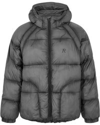 Represent - Solid Color Down Jacket - Lyst