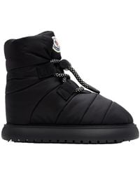 Moncler - Logo Patch Padded Snow Boots - Lyst