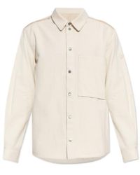 Moncler - Long-Sleeved Button-Up Shirt - Lyst