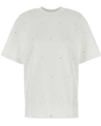 Ganni - Crew Neck Short-Sleeved T-Shirt - Lyst