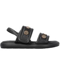 Pinko - Studded Leather Sandals - Lyst