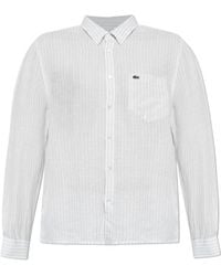 Lacoste - Striped Button-Down Shirt - Lyst
