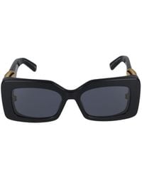 Stella McCartney - Eyewear Rectangle Frame Sunglasses - Lyst