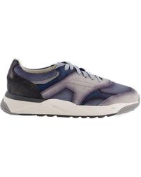 Santoni - Logo Embossed Lace-Up Sneakers - Lyst