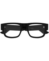 McQueen - Eyewear Square Frame Glasses - Lyst