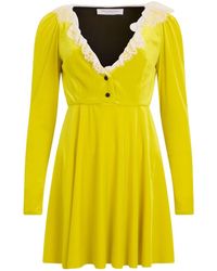 Philosophy Di Lorenzo Serafini - Lace-Trim Mini Dress - Lyst
