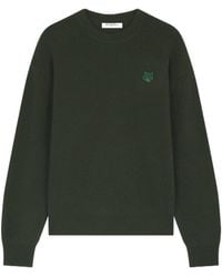 Maison Kitsuné - Maison Kitsuné Fox Patch Knitted Jumper - Lyst