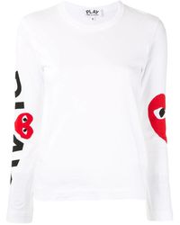 COMME DES GARÇONS PLAY - Top With Print - Lyst