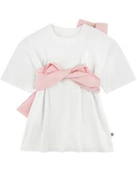 Area - Taffeta-Knot T-Shirt - Lyst