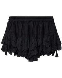 Isabel Marant - Isabel Marant Étoile Puria Ruffled Shorts - Lyst