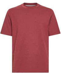 Brunello Cucinelli - Crewneck Short-Sleeved T-Shirt - Lyst