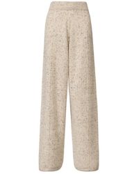 Fabiana Filippi - Donegal Yarn Trousers With Lurex - Lyst