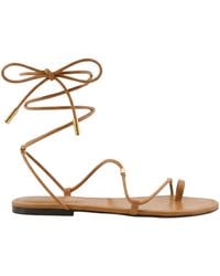 Celine - Open-Toe Flat Sandals - Lyst