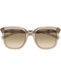 Gucci - Eyewear Square Frame Sunglasses - Lyst