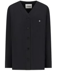 Jil Sander - Chest-Pocket Buttoned Shirt - Lyst