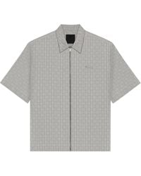 Givenchy - Monogram 72 Jacquard Zipped Shirt - Lyst