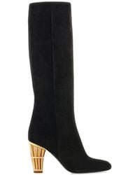 Ferragamo - Ferragamo Cage Heel Boots - Lyst
