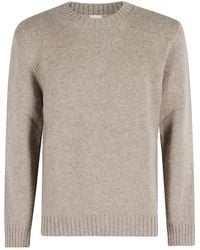 Eleventy - Ribbed-Knit Crewneck Jumper - Lyst
