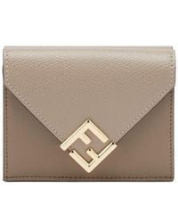 Fendi - Ff Diamonds Tri-Fold Wallet - Lyst