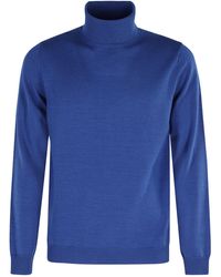 Roberto Collina - Turtleneck Long Sleeve Sweater - Lyst