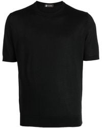Colombo - Crew-Neck Fine-Knit T-Shirt - Lyst
