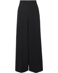 JOSEPH - High Waist Wide Leg Casual Pants - Lyst