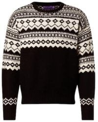 Ralph Lauren - Intarsia Cashmere Sweater - Lyst