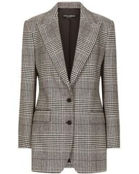 Dolce & Gabbana - Long-Sleeved Checked Jacket - Lyst