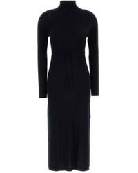 A.P.C. - Marianna Ribbed Drawstring Dress - Lyst