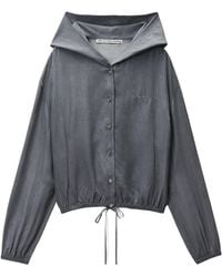 Alexander Wang - Buttoned Oversized Jacket - Lyst