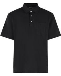 ZEGNA - Cotton Polo Shirt - Lyst