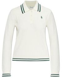 Sporty & Rich - Long-Sleeved Polo Shirt - Lyst