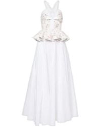 Giambattista Valli - Ruffled Floral Lace Gown - Lyst