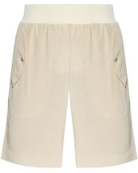 Helmut Lang - Button Detailed Bomber Shorts - Lyst