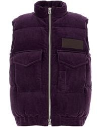 Sacai - Corduroy Padded Vest - Lyst