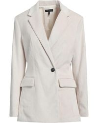 Rag & Bone - Cream Blazer Polyester, Polyamide, Elastane - Lyst